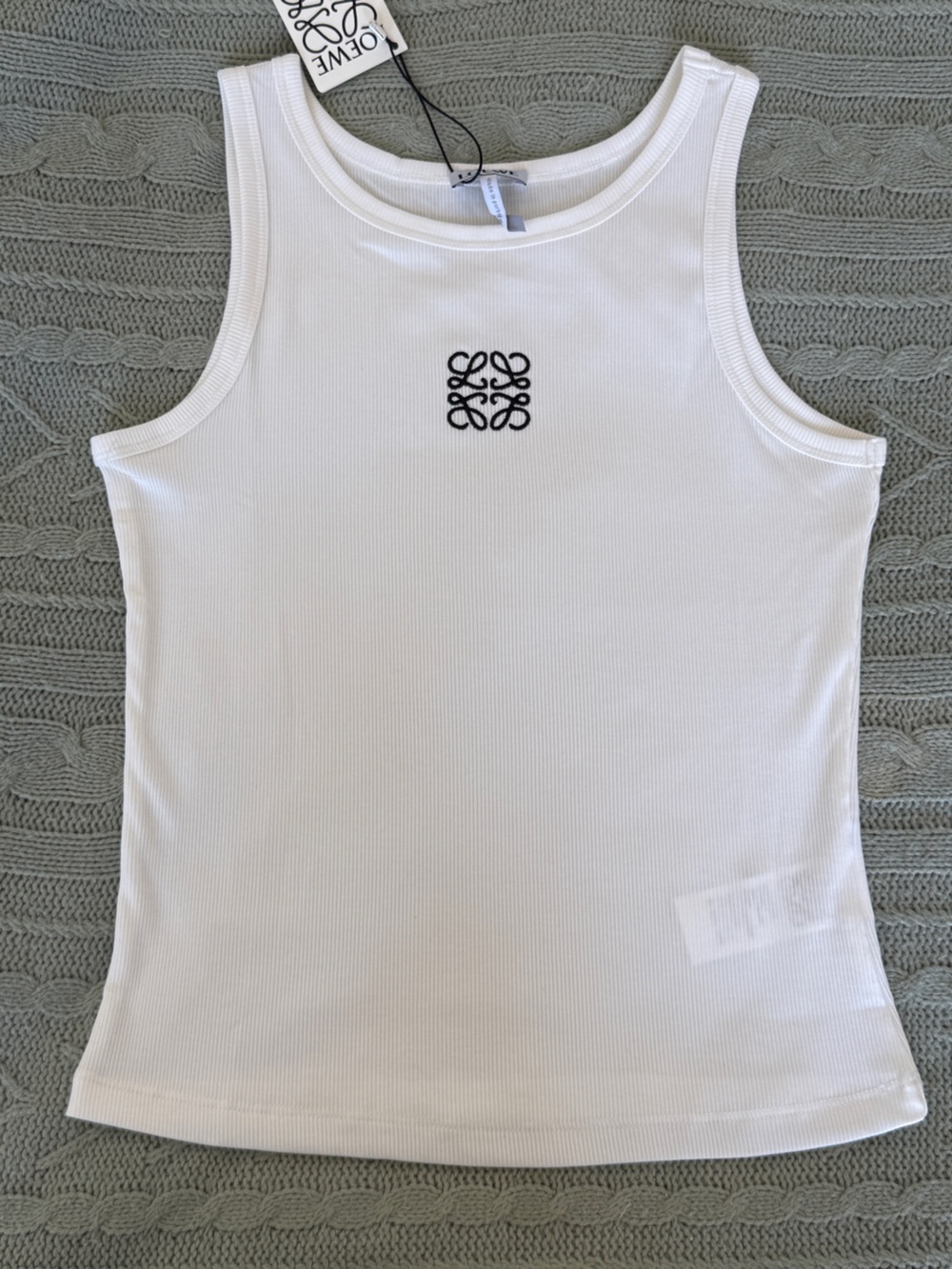 Loewe ribbed tank top
